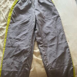 Women’s Gray & Green Sweatpants – Casual Comfort Fit